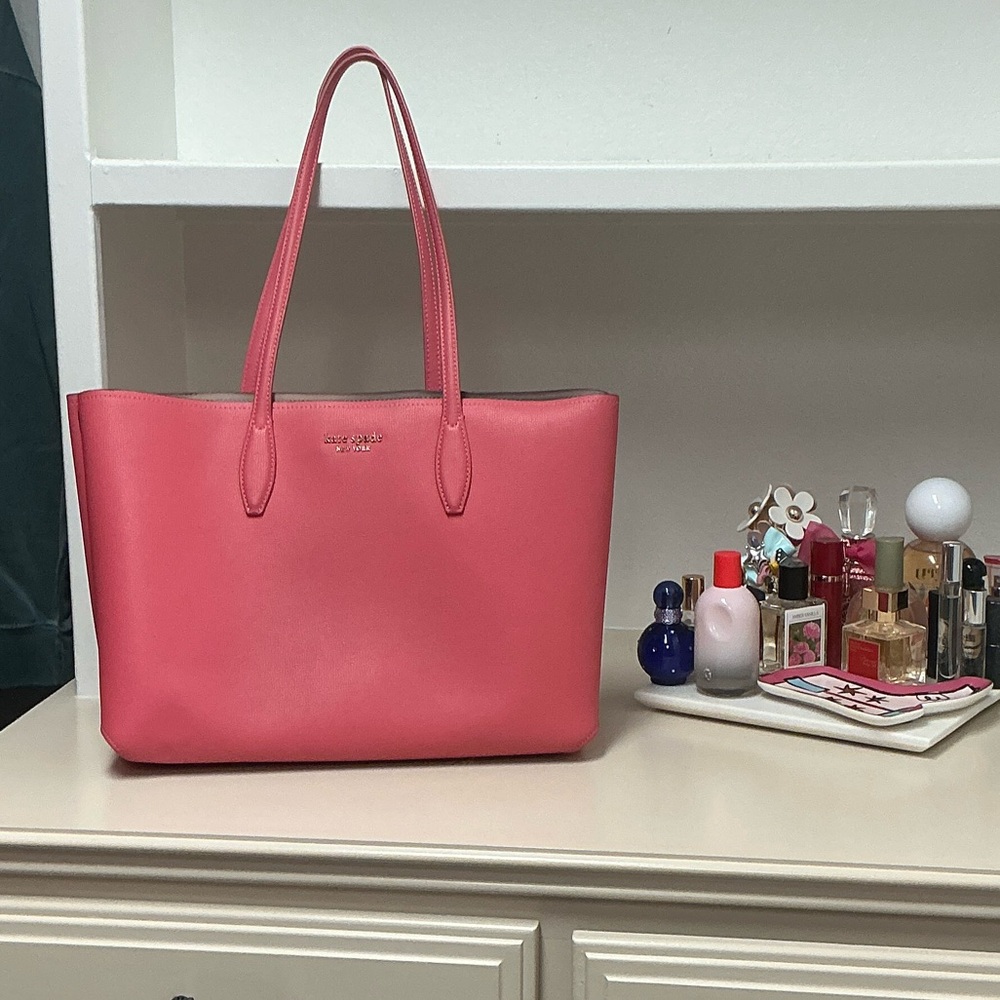 Kate Spade Coral Pink Tote Bag